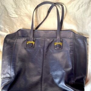 Coach Navy Blue Shoulder Bag